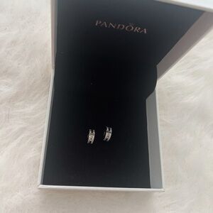 Double Lined Pavé Clip Charm (2 items)